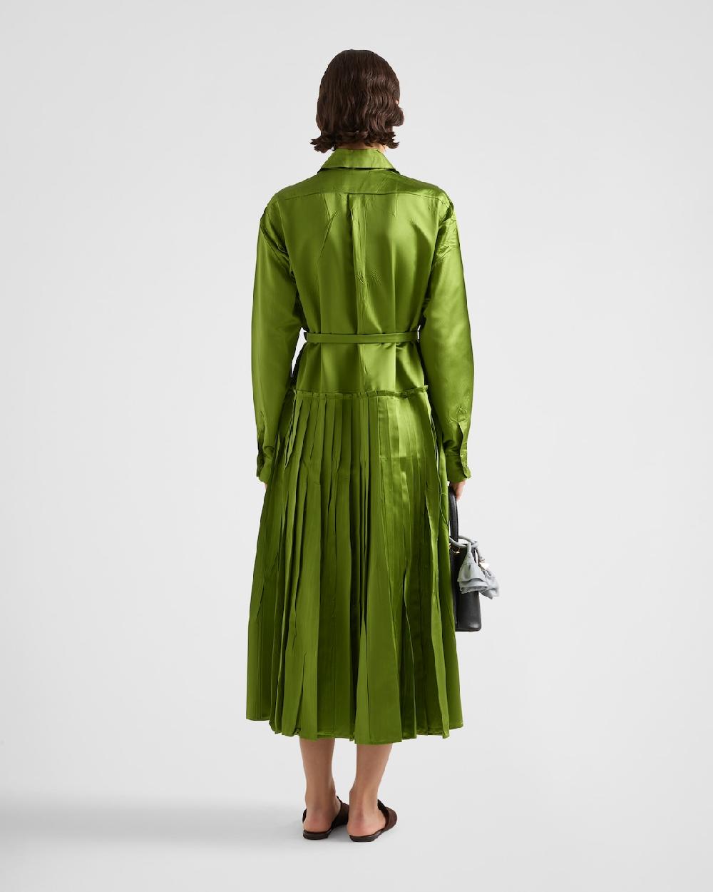 Prada Vestido De Duchesse Envejecido