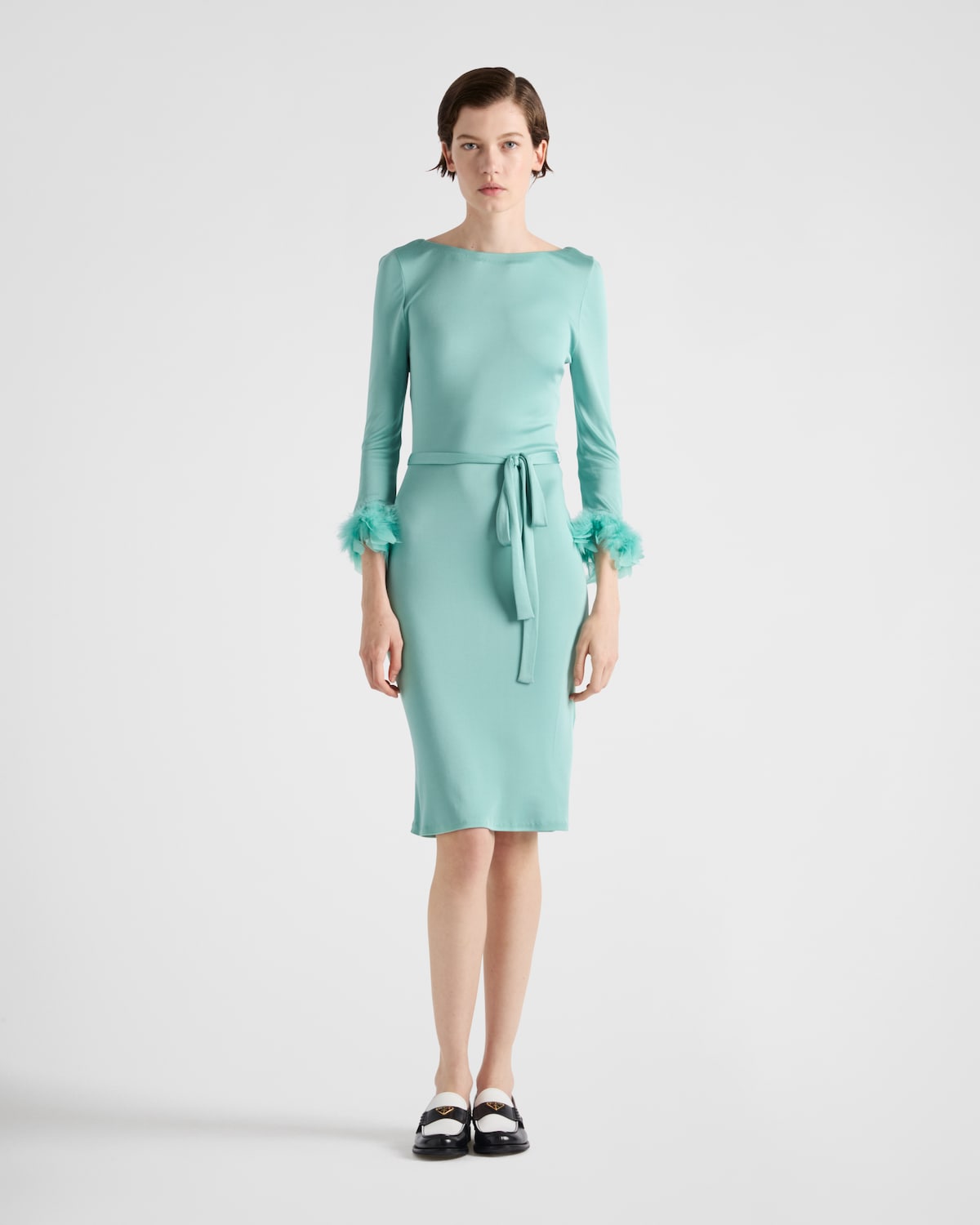 Prada Vestido de organzino