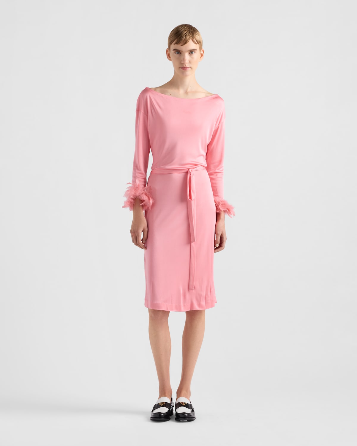 Prada Vestido de organzino