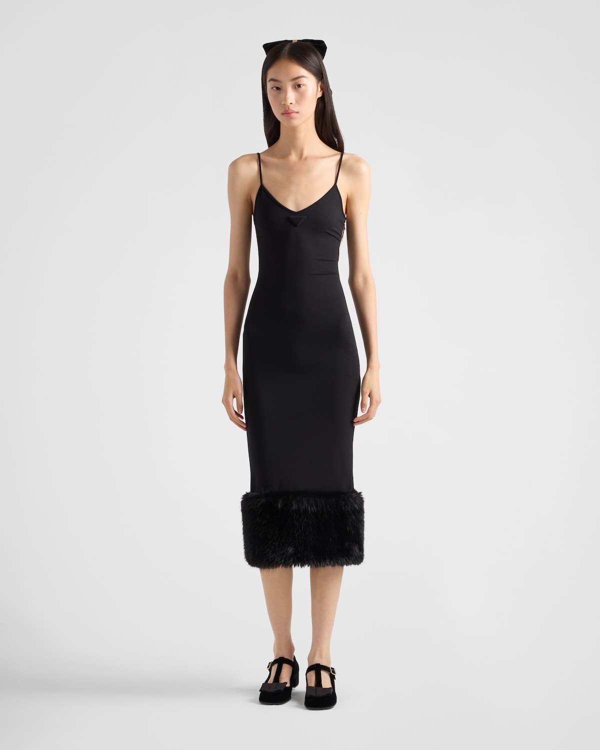 Prada Vestido de punto elástico