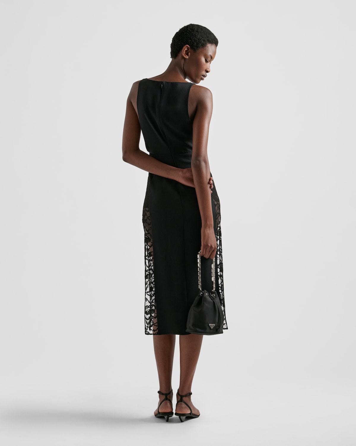 Prada Vestido De Sablé