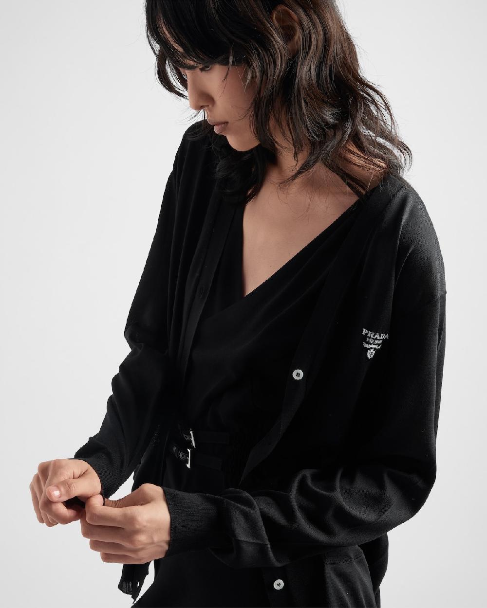 Prada Vestido De Sablé