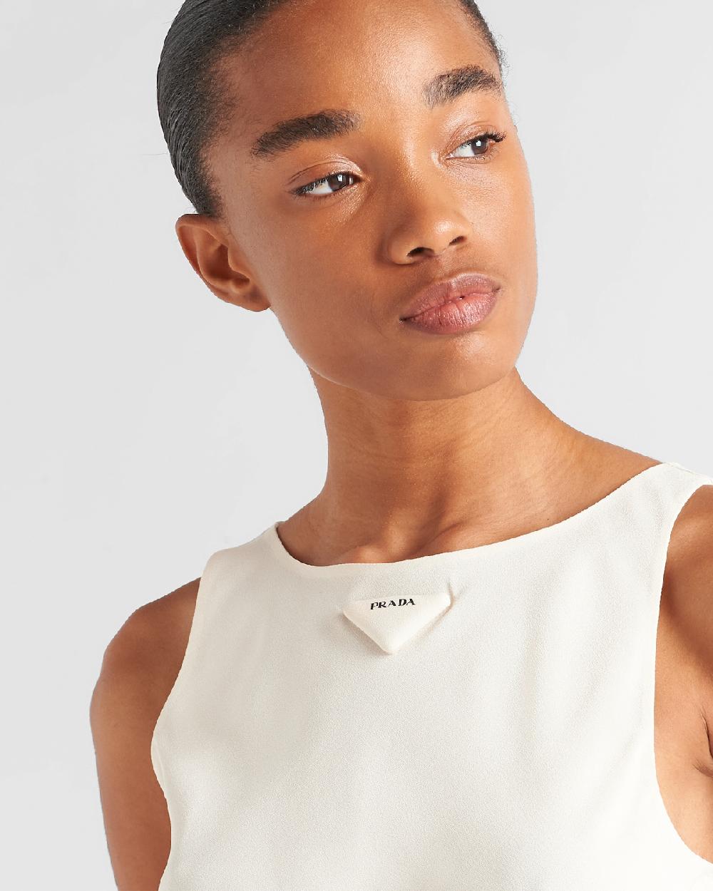 Prada Vestido De Sablé