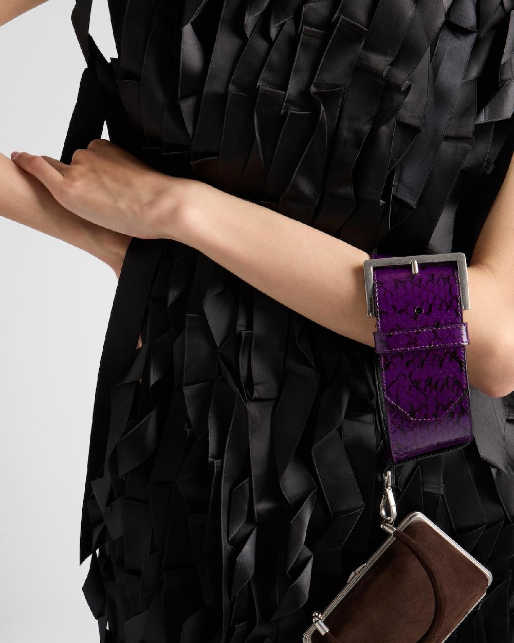 Prada Vestido De Sablé Con Lazos