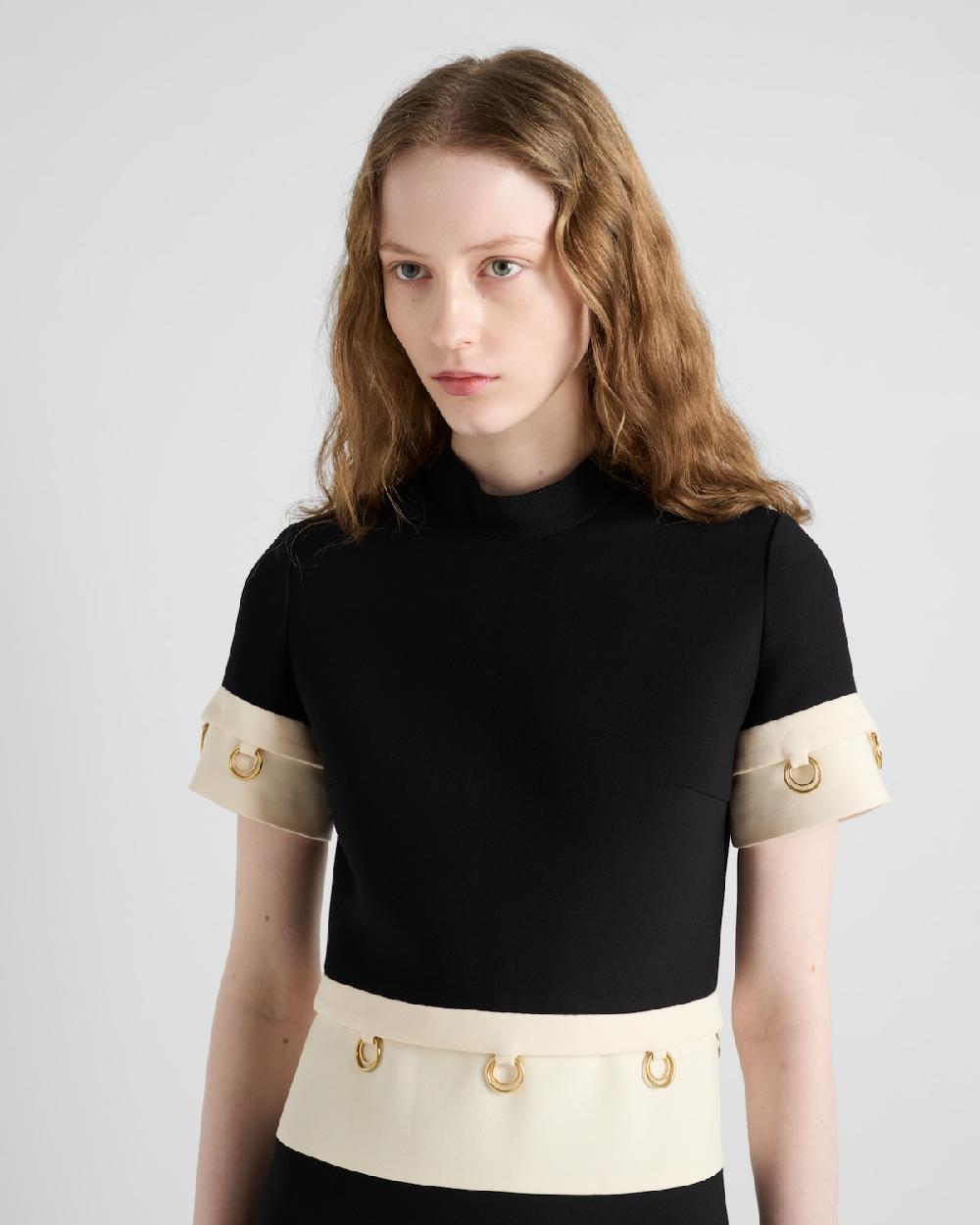 Prada Vestido De Tricotina