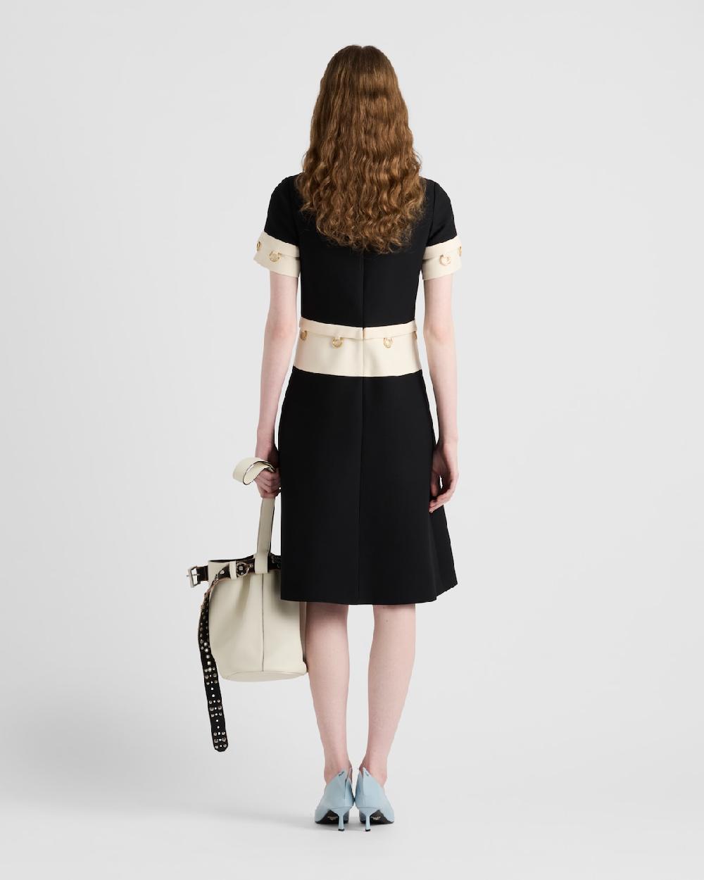 Prada Vestido De Tricotina