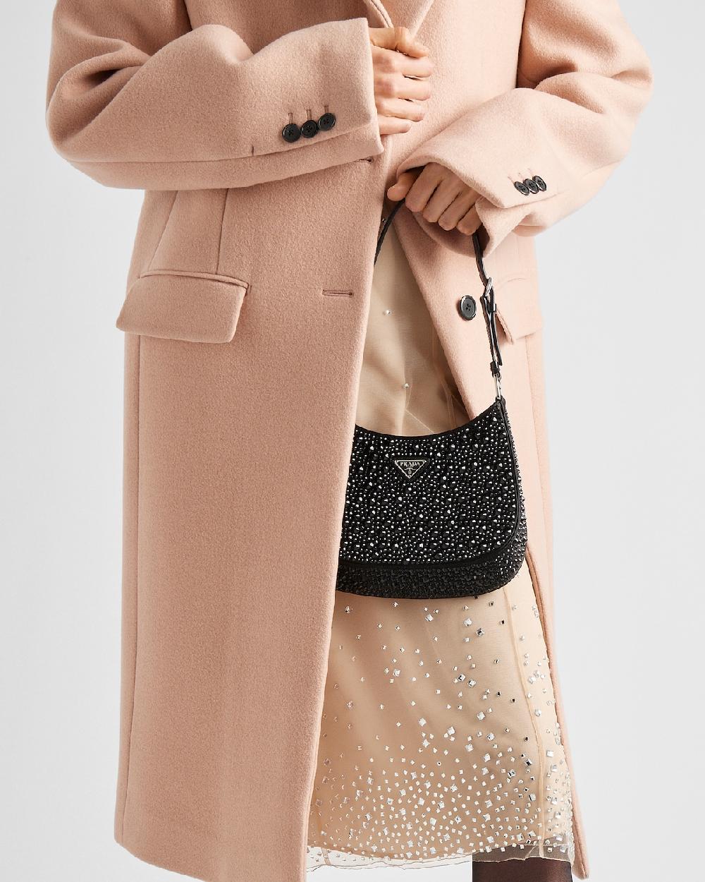 Prada Vestido De Tul Bordado