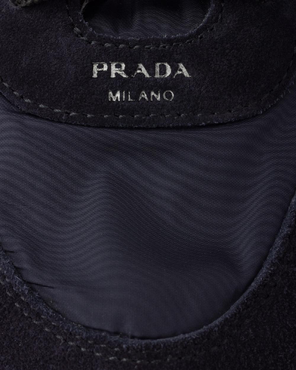 Prada Zapatillas Collapse De Re-Nylon Y Ante