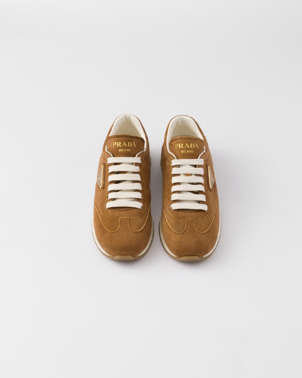 Prada Zapatillas De Correr De Ante