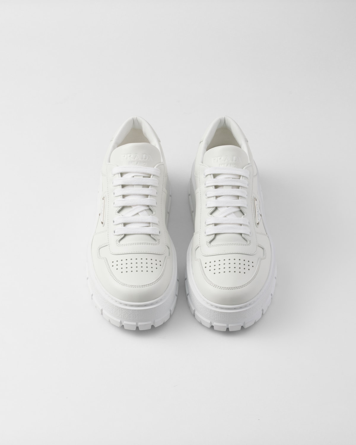 Prada Zapatillas De Piel