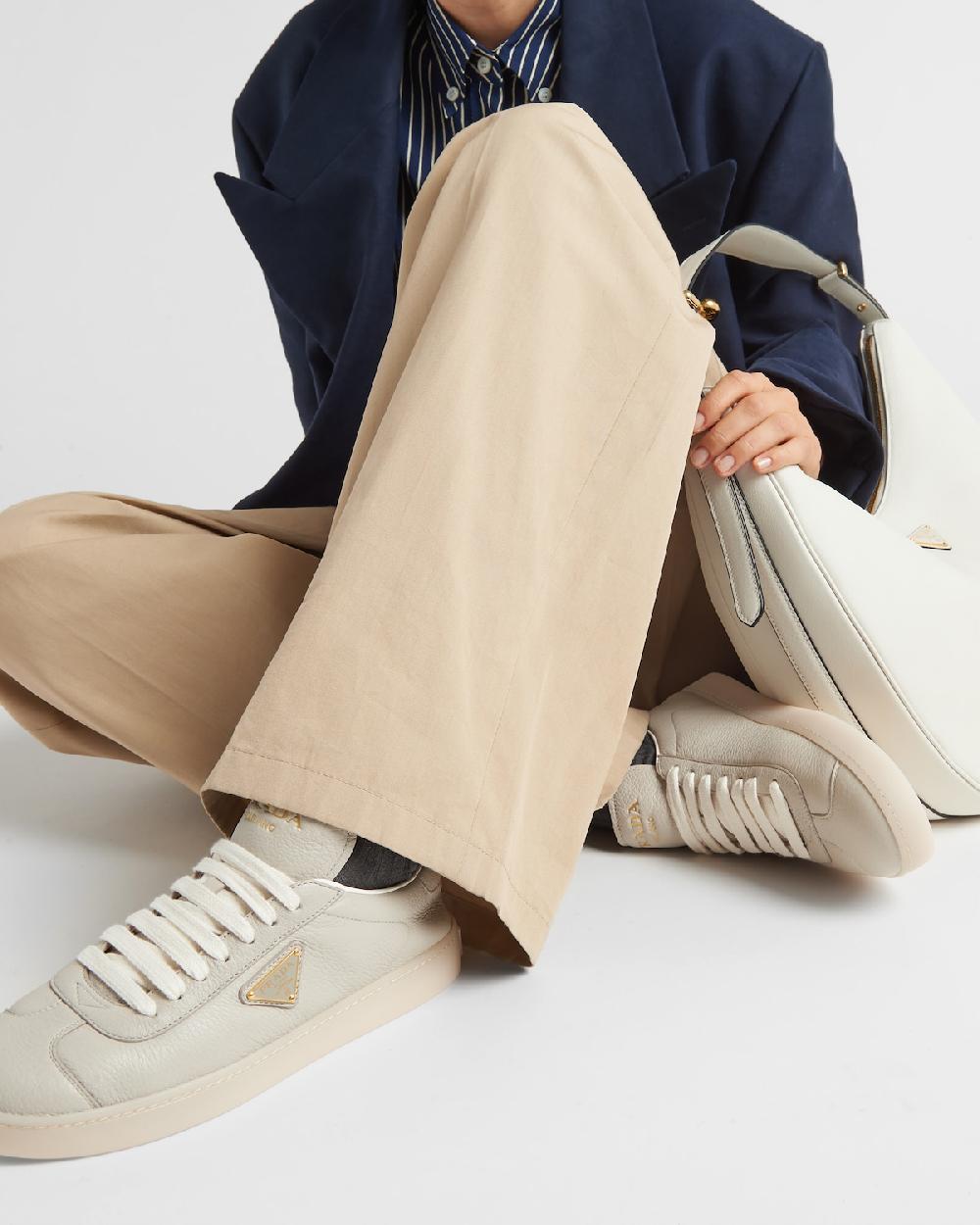 Prada Zapatillas De Piel