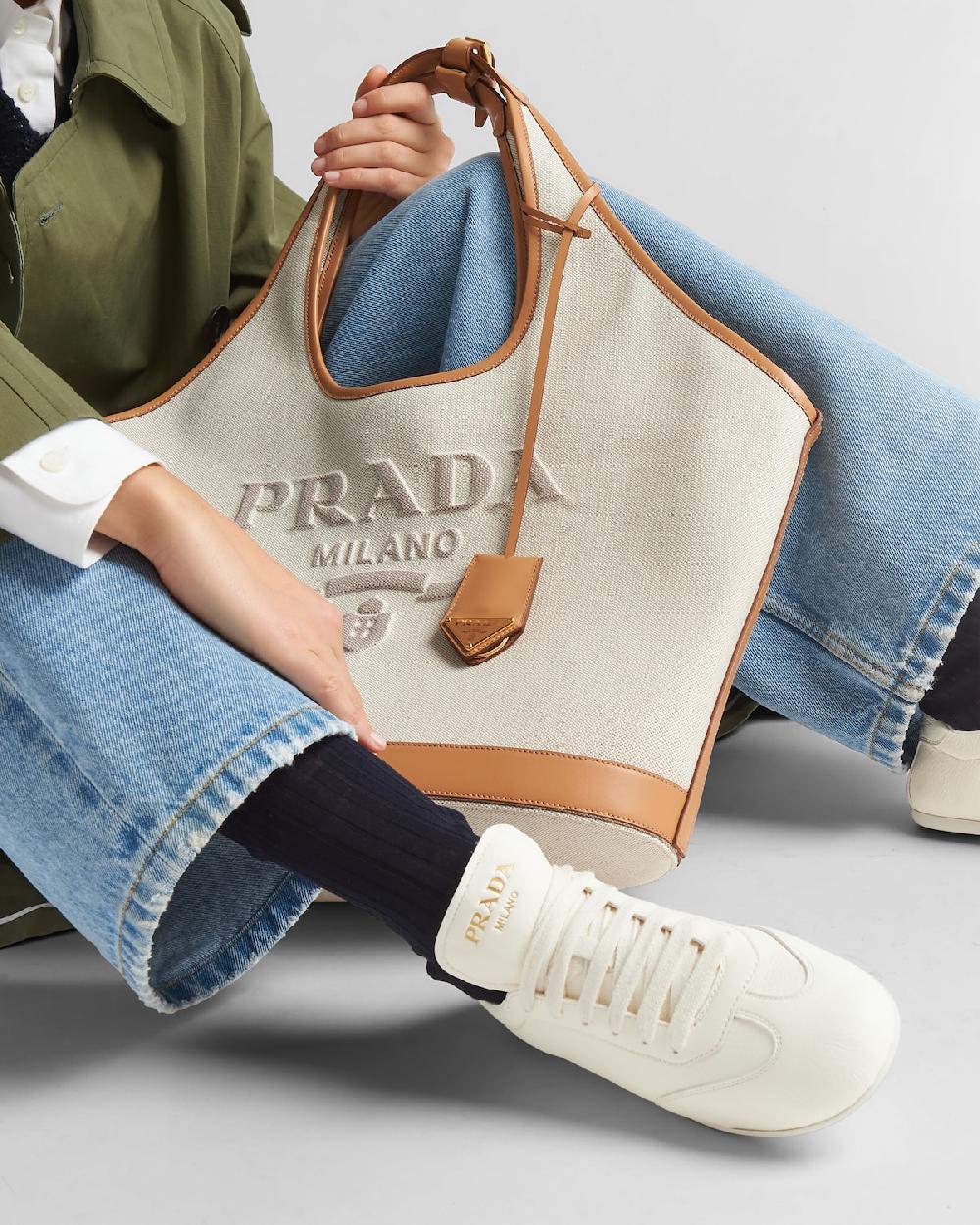 Prada Zapatillas De Piel