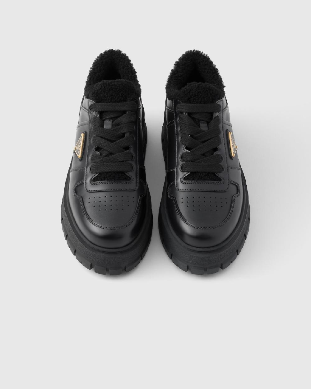 Prada Zapatillas De Piel