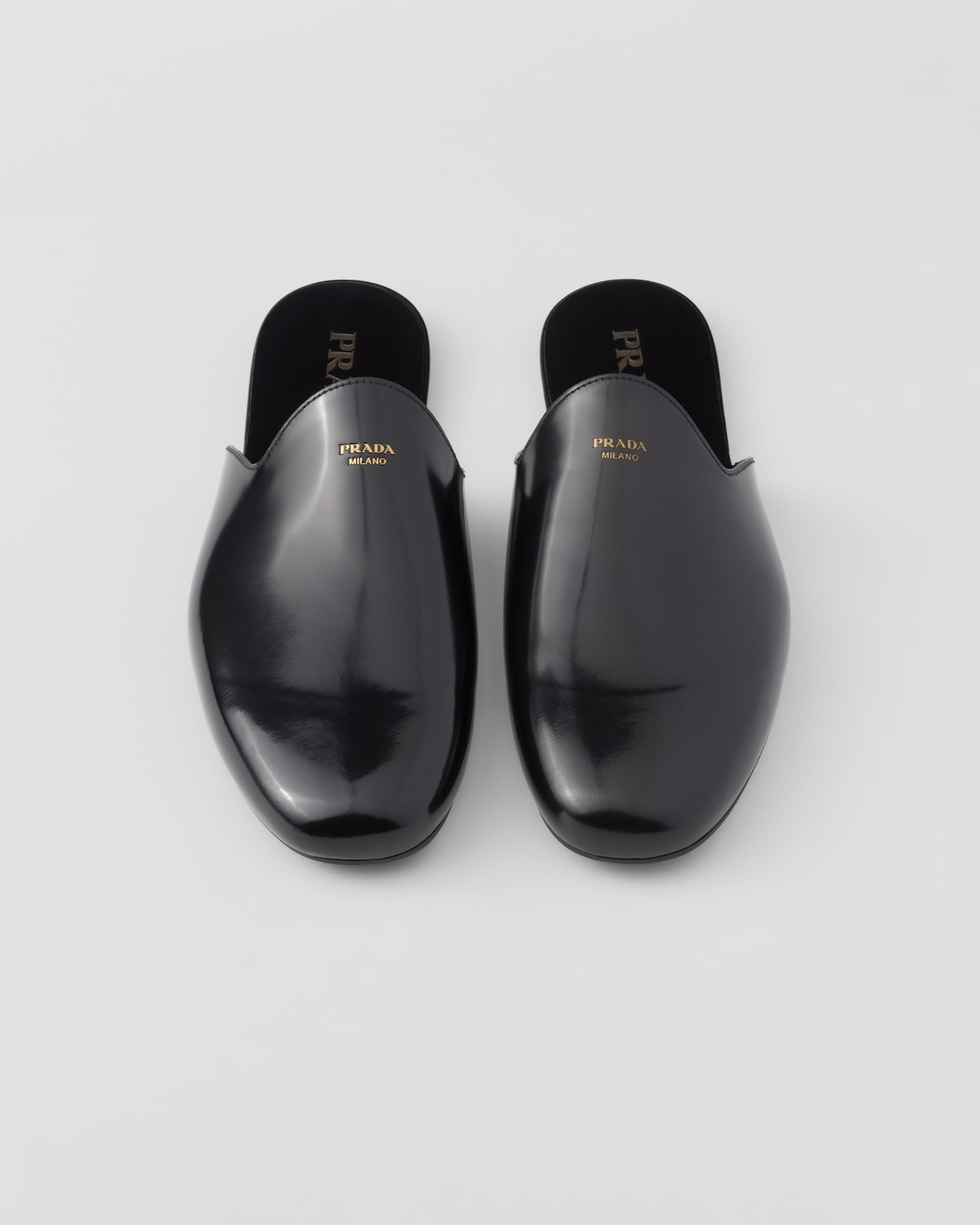 Prada Zapatillas De Piel Cepillada