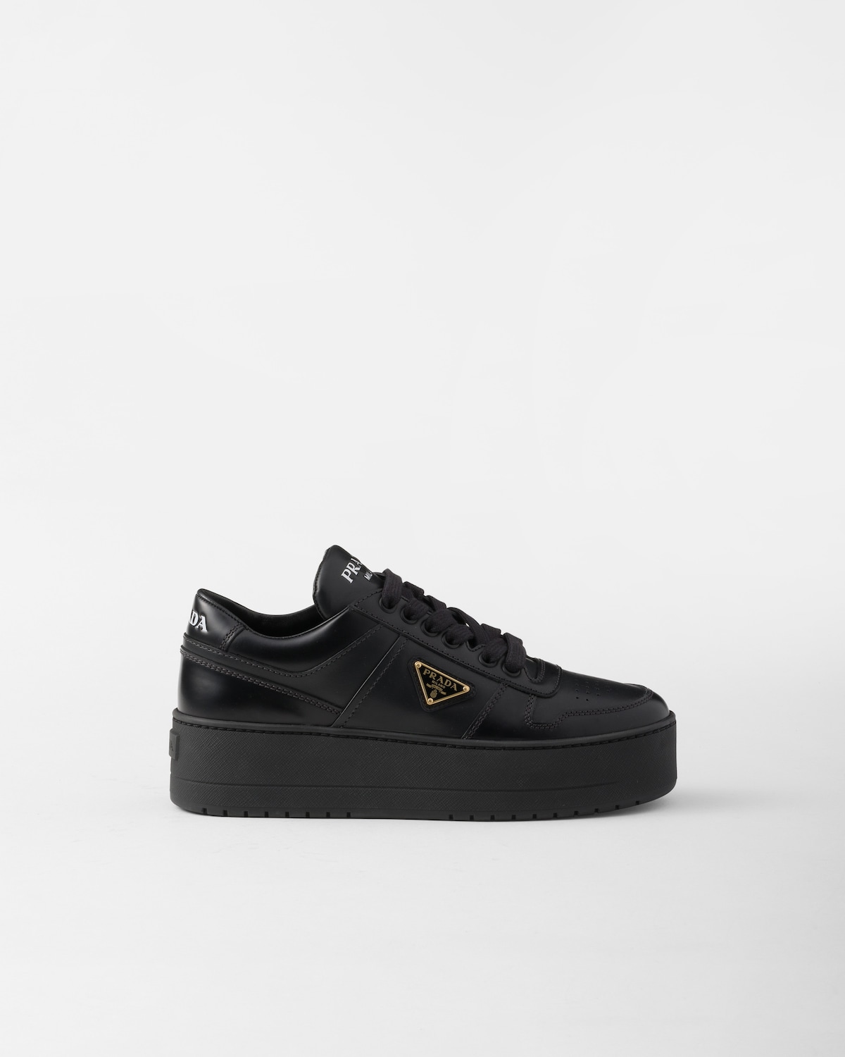 Prada Zapatillas Downtown Bold de piel