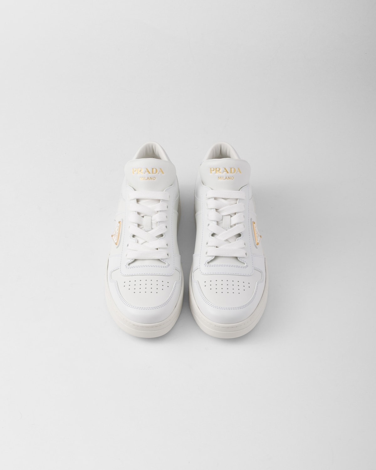 Prada Zapatillas Downtown De Piel