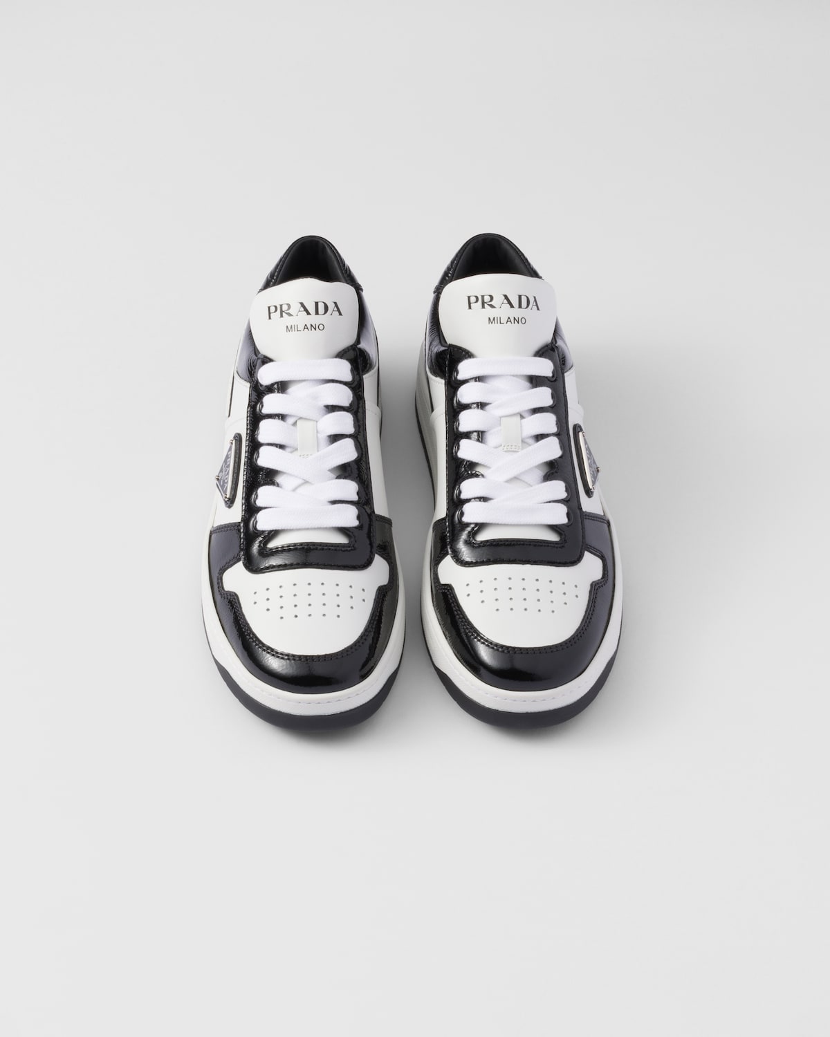 Prada Zapatillas Downtown De Piel