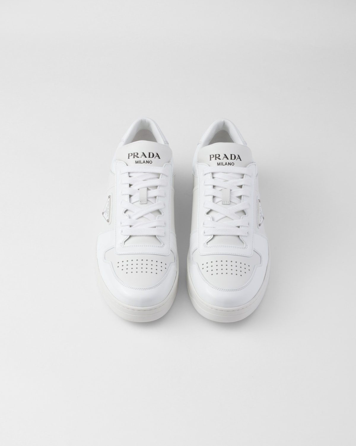 Prada Zapatillas Downtown De Piel