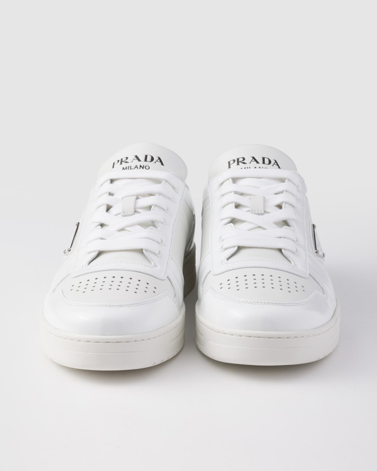 Prada Zapatillas Downtown De Piel