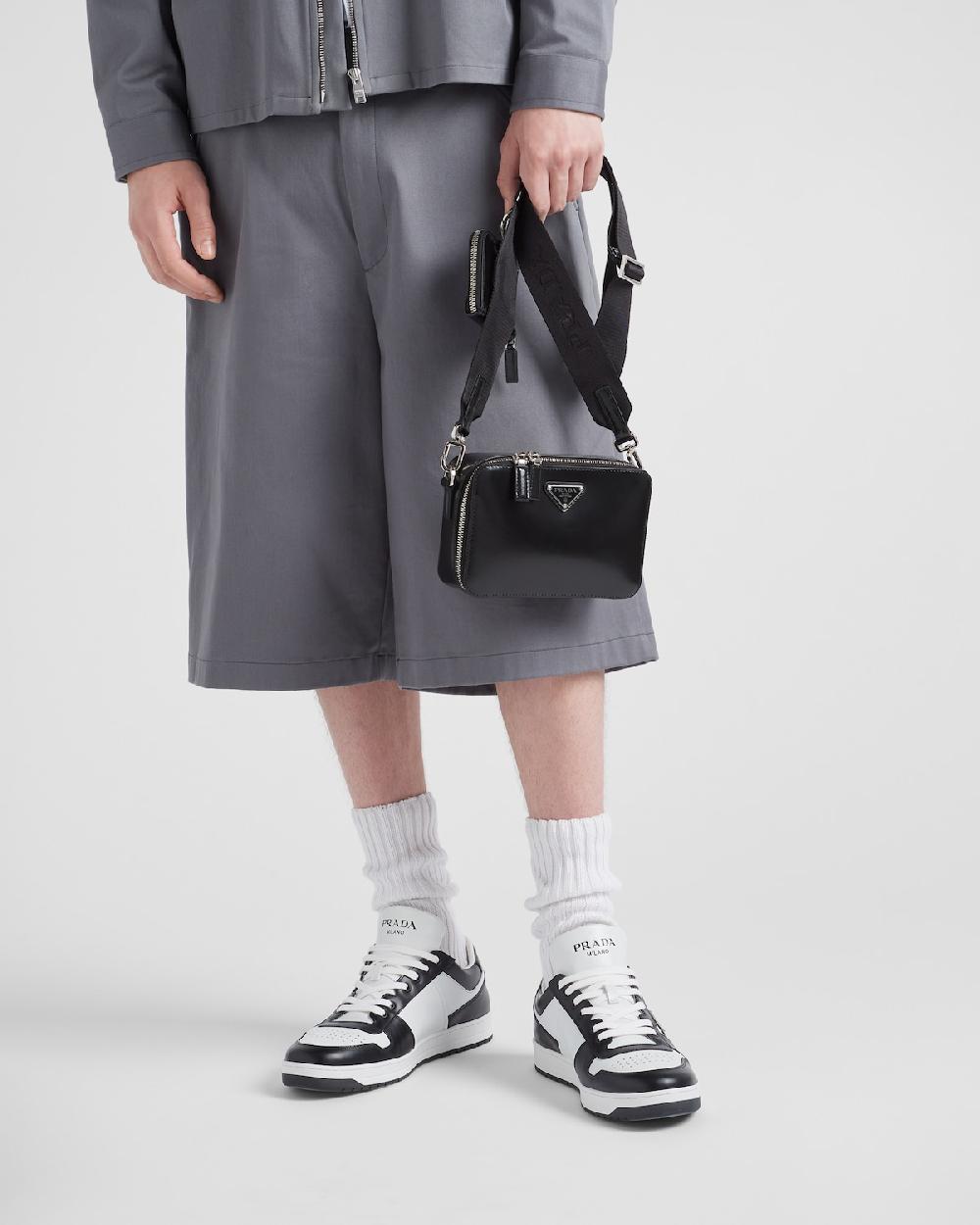 Prada Zapatillas Downtown De Piel