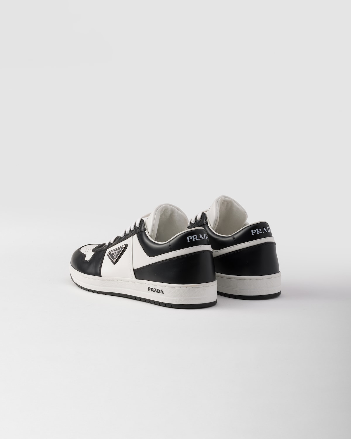 Prada Zapatillas Downtown De Piel