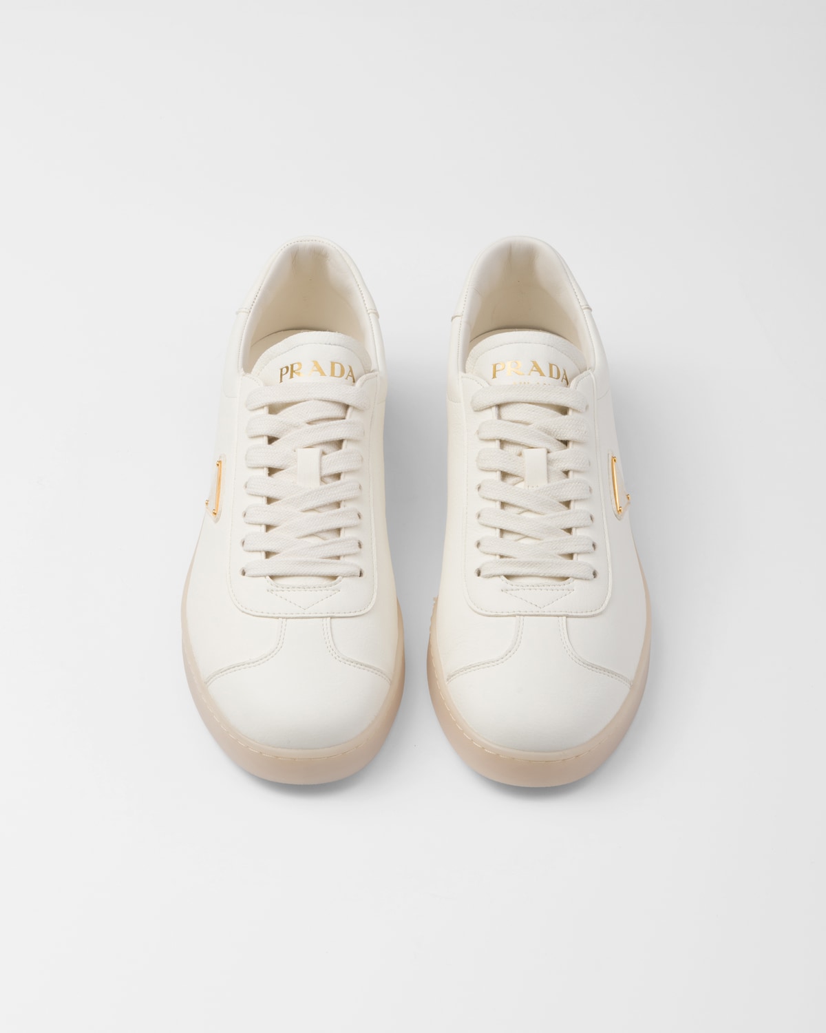 Prada Zapatillas Lane De Piel De Ciervo