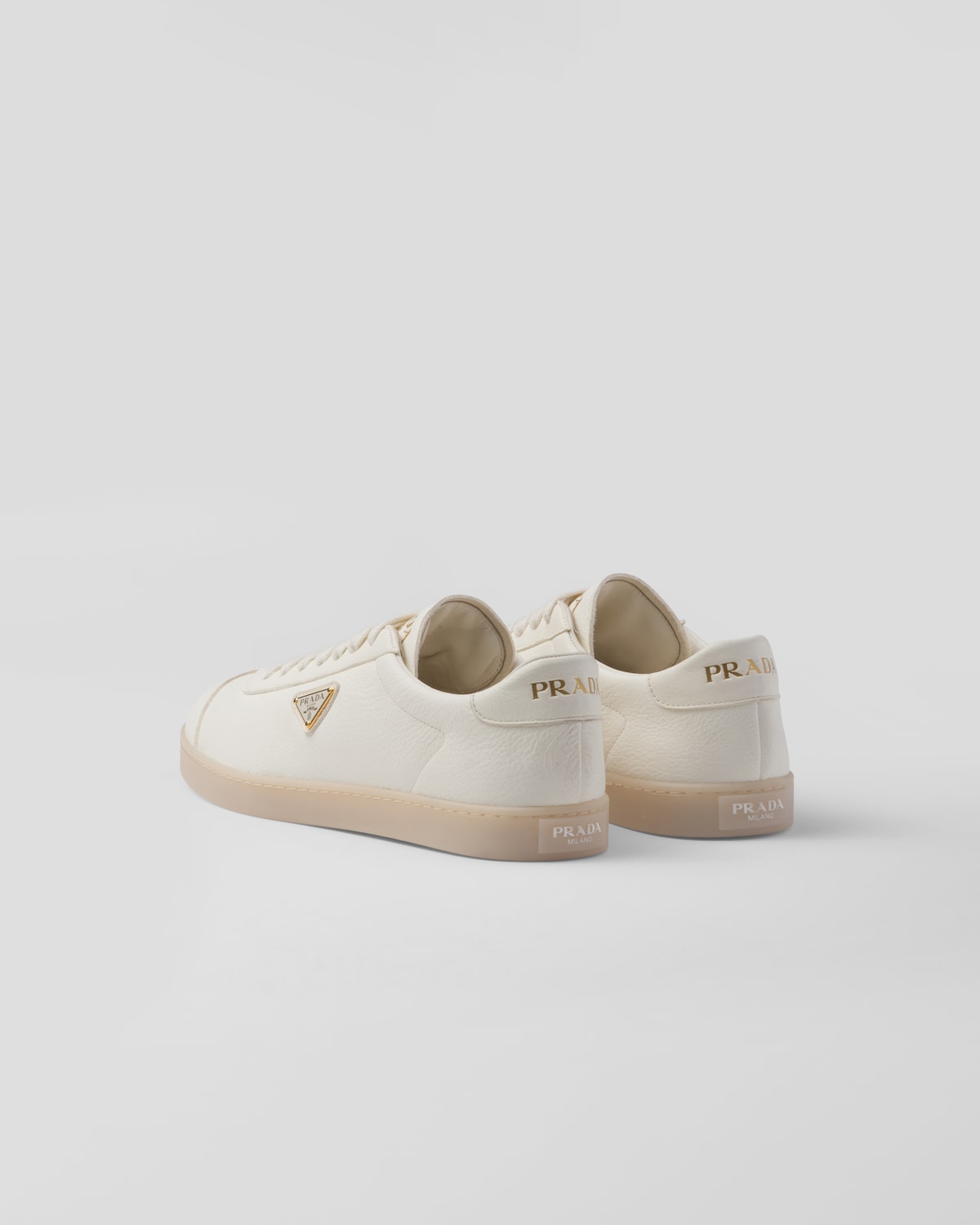 Prada Zapatillas Lane De Piel De Ciervo