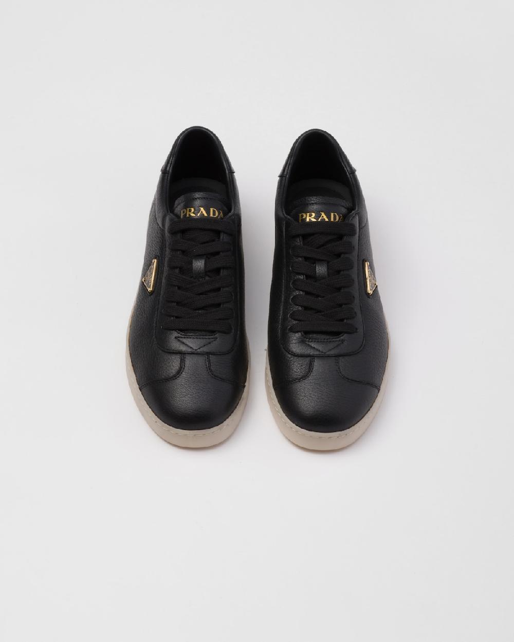 Prada Zapatillas Lane De Piel De Ciervo