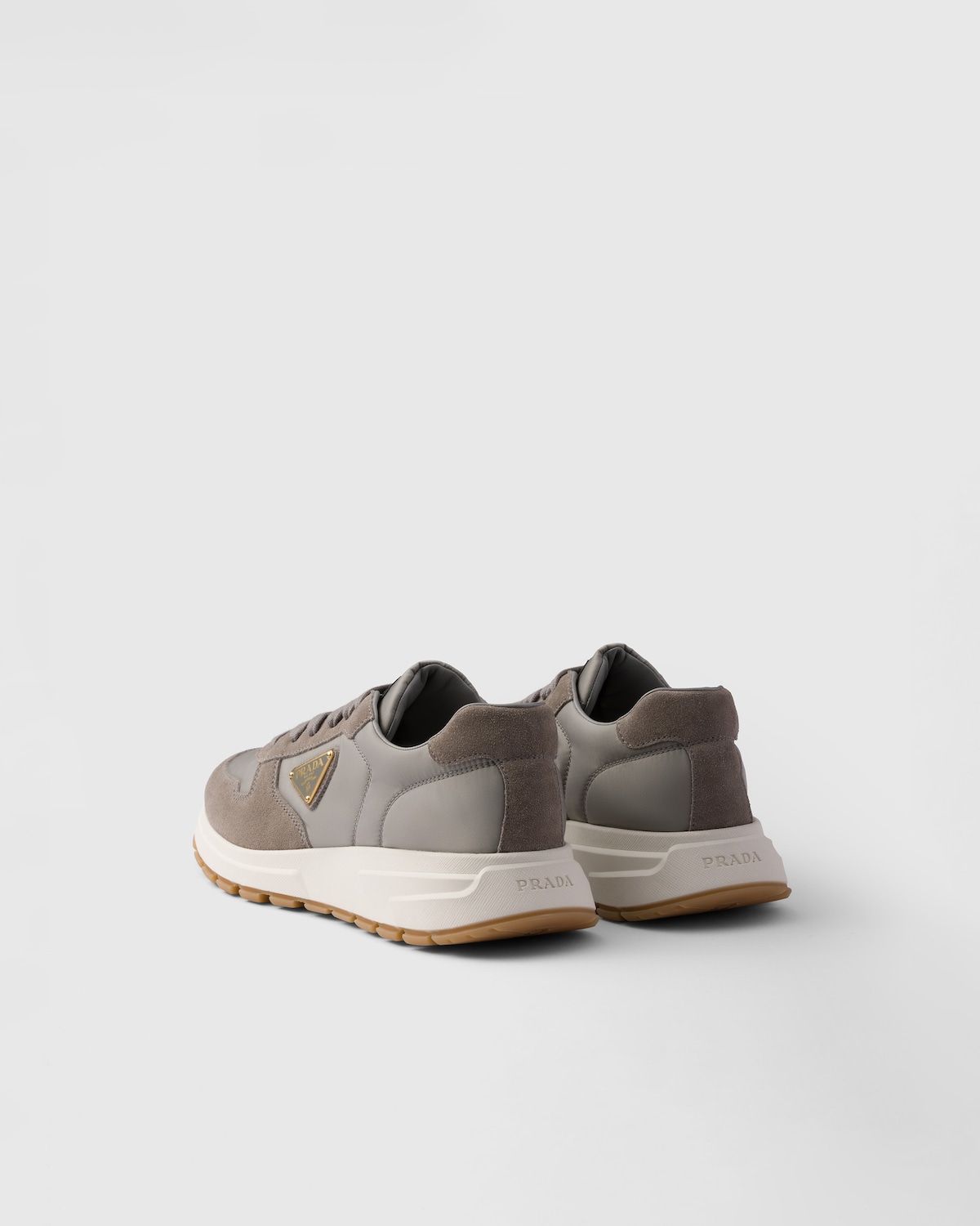 Prada Zapatillas Prax 01 De Ante Y Re-Nylon