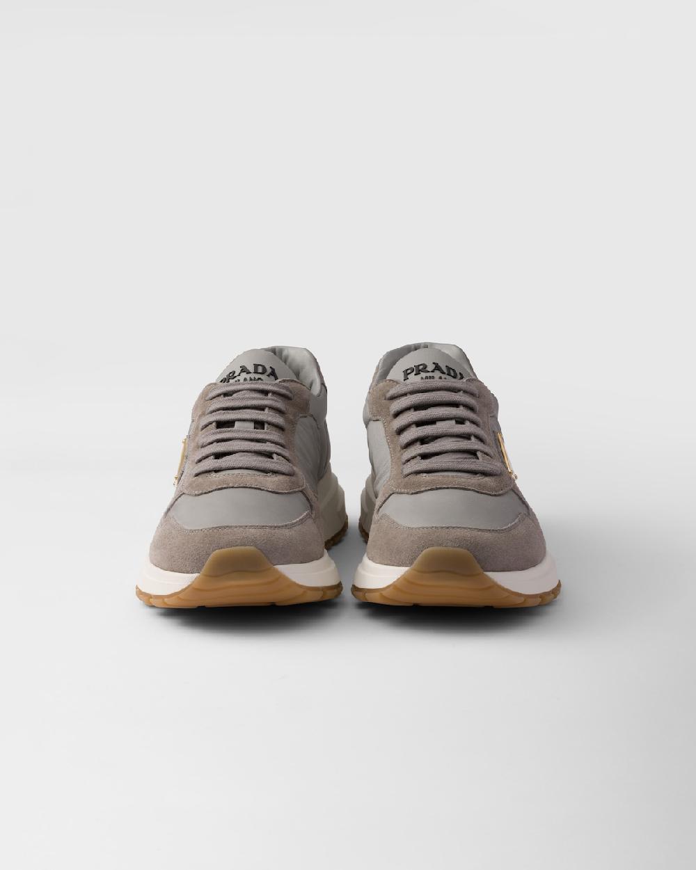 Prada Zapatillas Prax 01 De Ante Y Re-Nylon