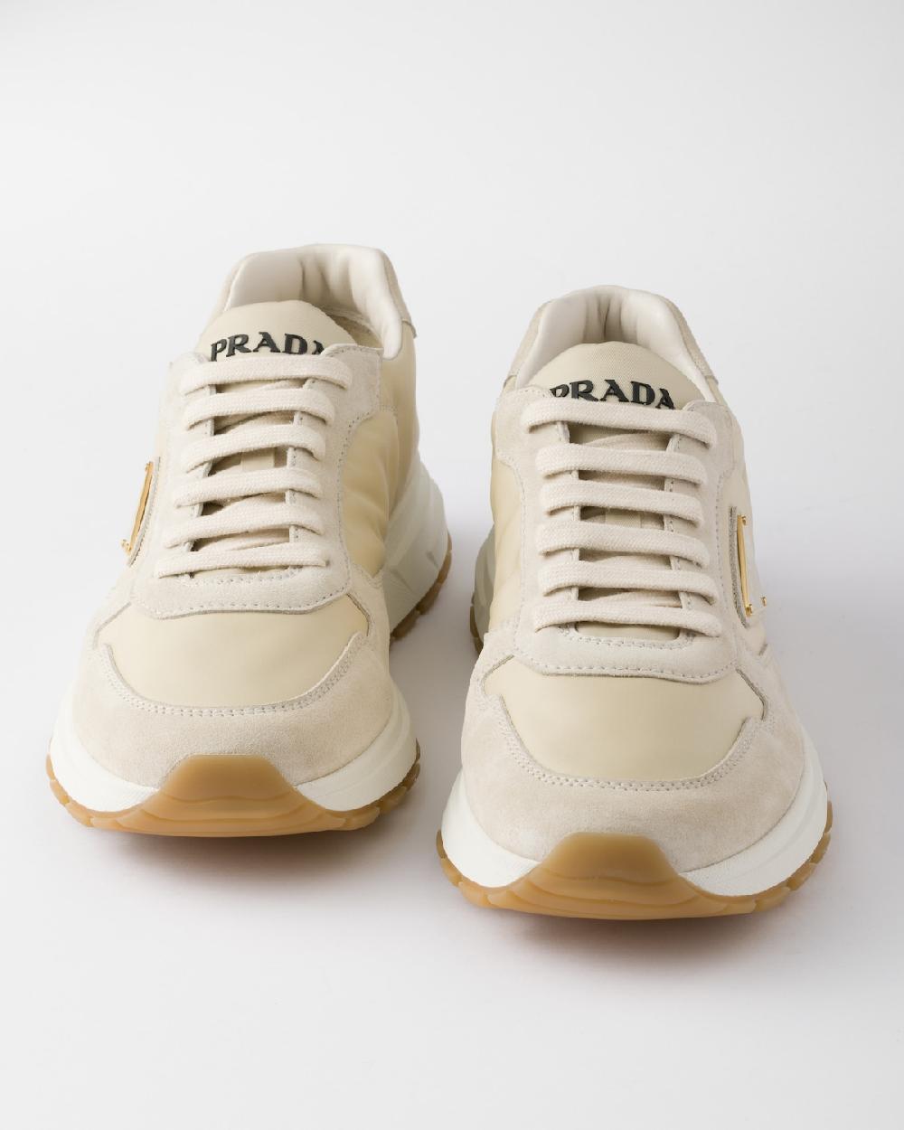 Prada Zapatillas Prax 01 De Ante Y Re-Nylon
