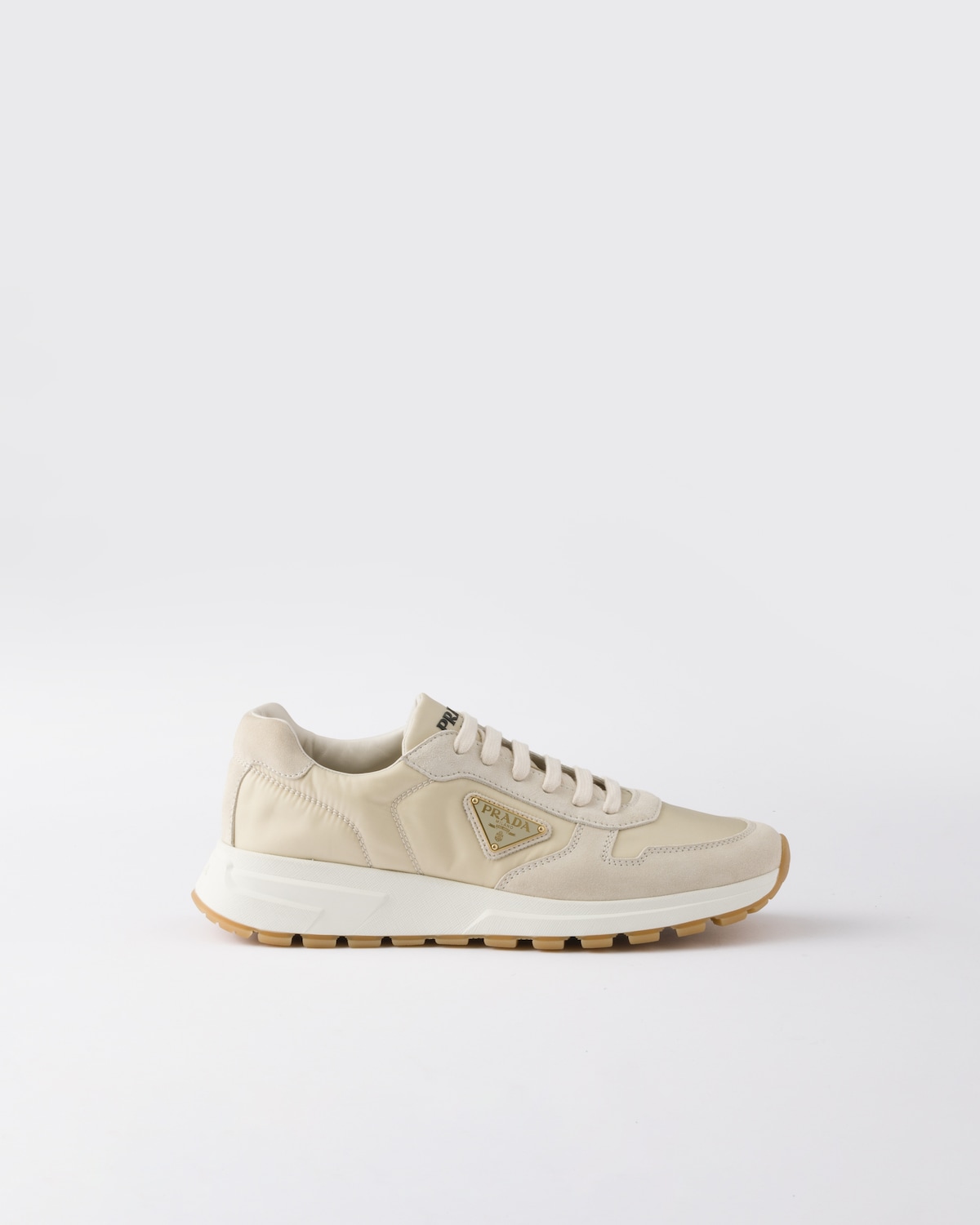 Prada Zapatillas Prax 01 de ante y Re-Nylon