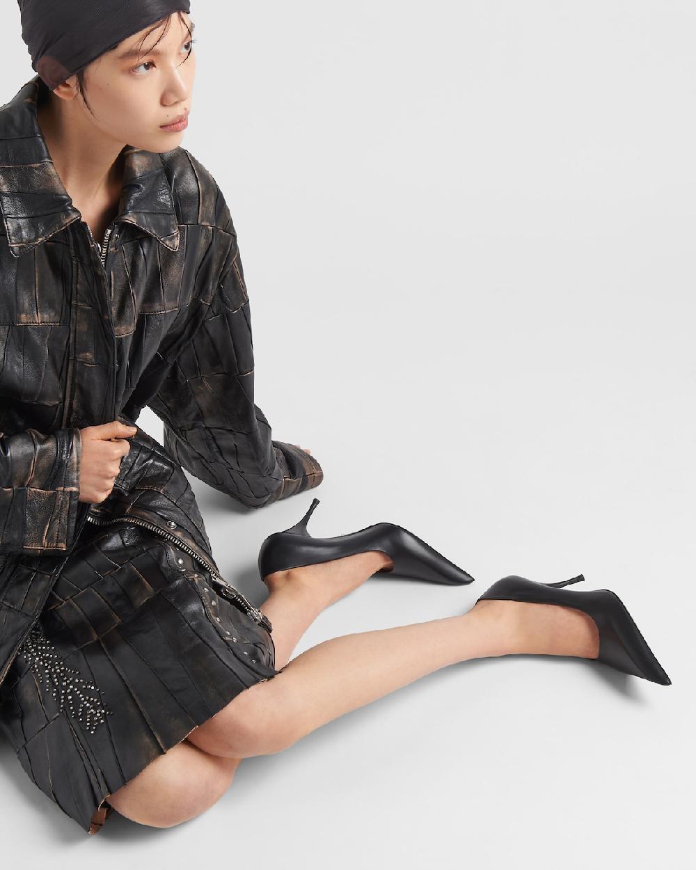 Prada Zapatos De Salón De Piel