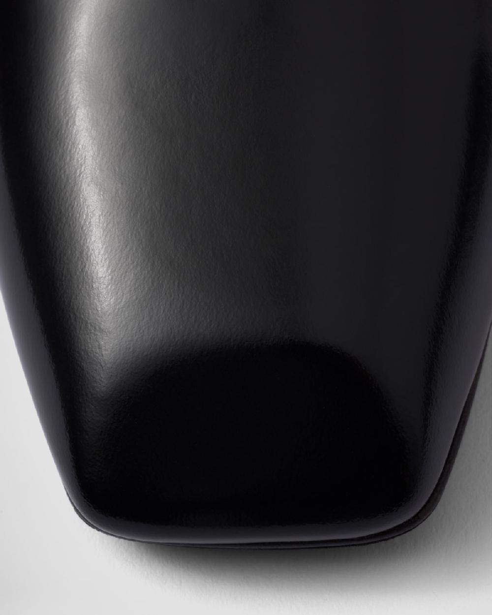 Prada Zapatos De Salón De Piel Cepillada