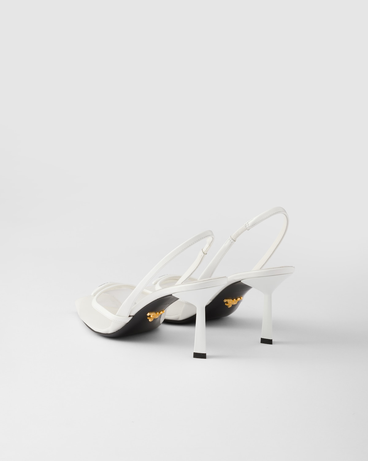 Prada Zapatos De Tacón Destalonado De Malla