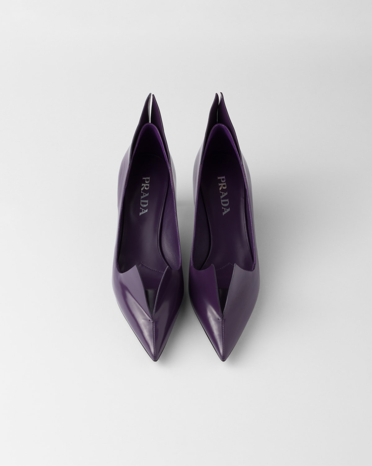 Prada Zapatos De Tacón En Piel Cepillada