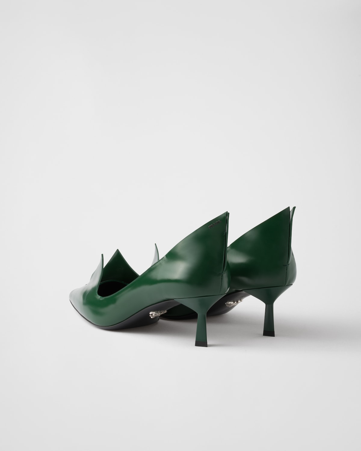 Prada Zapatos De Tacón En Piel Cepillada