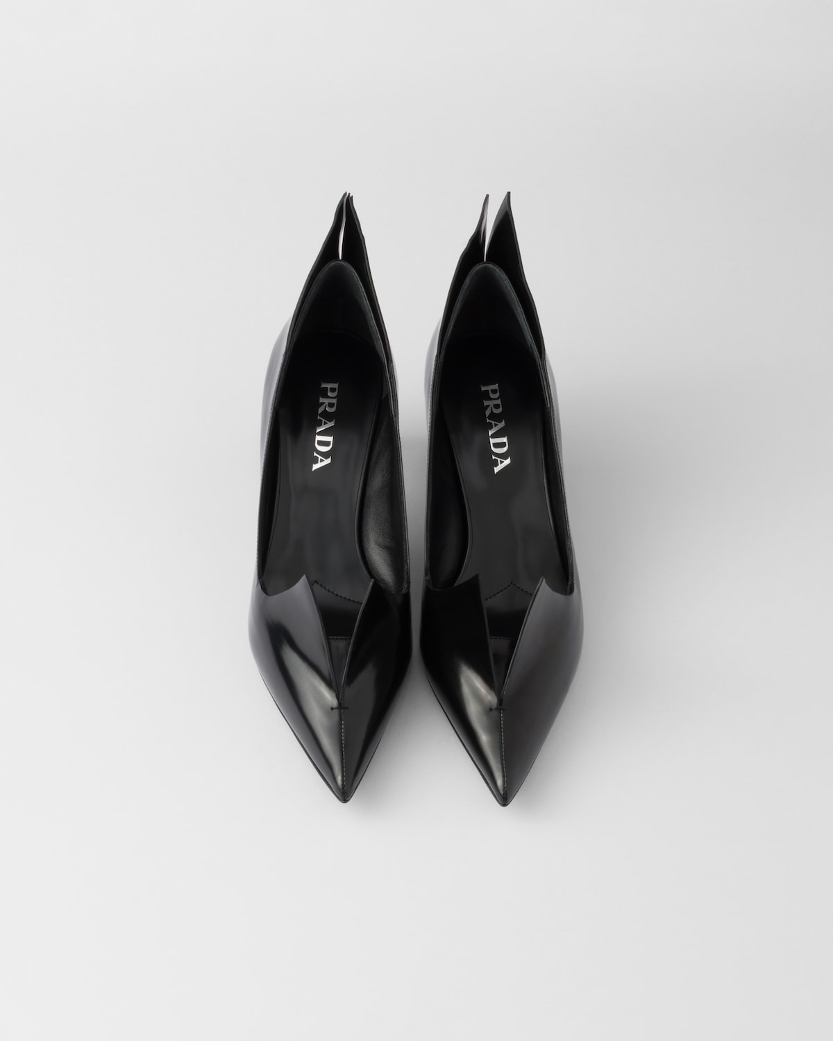 Prada Zapatos De Tacón En Piel Cepillada