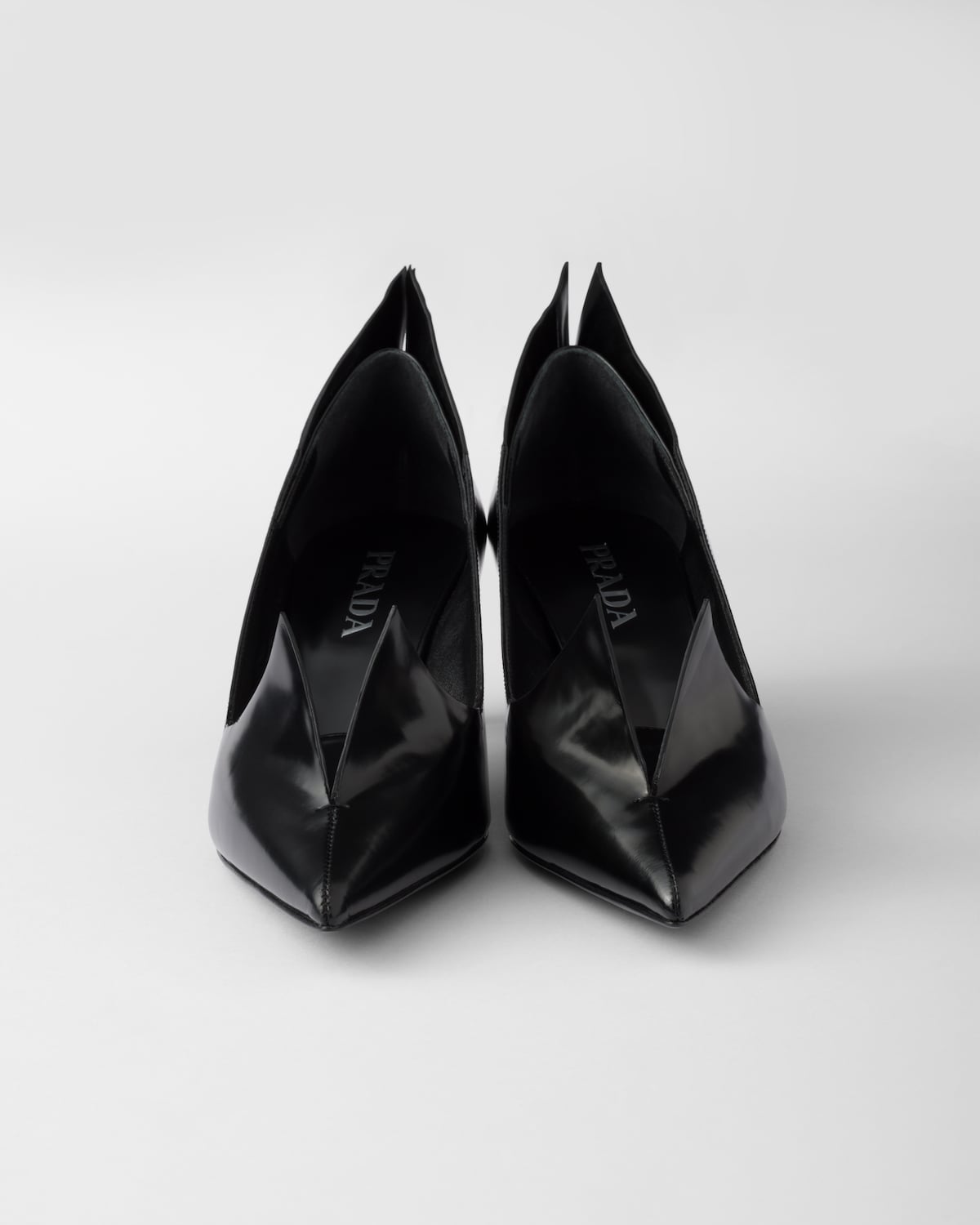 Prada Zapatos De Tacón En Piel Cepillada