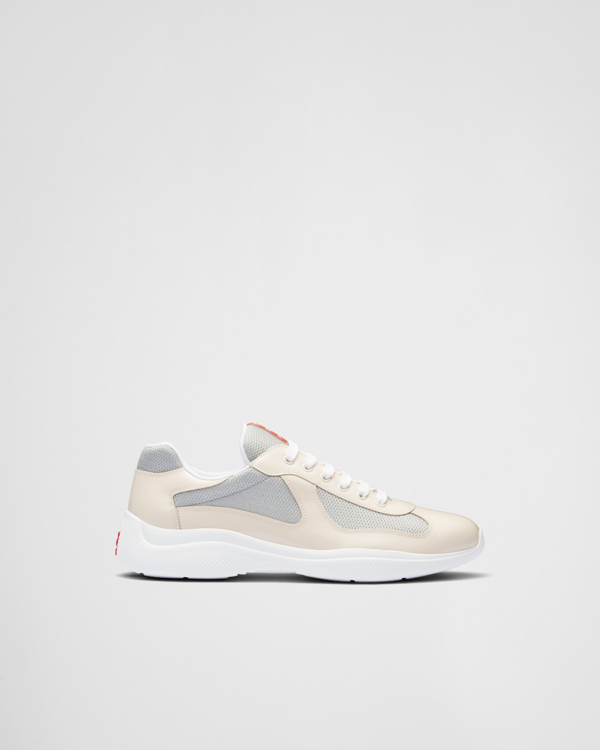 Prada Zapatillas de charol y tejido técnico Prada America's Cup