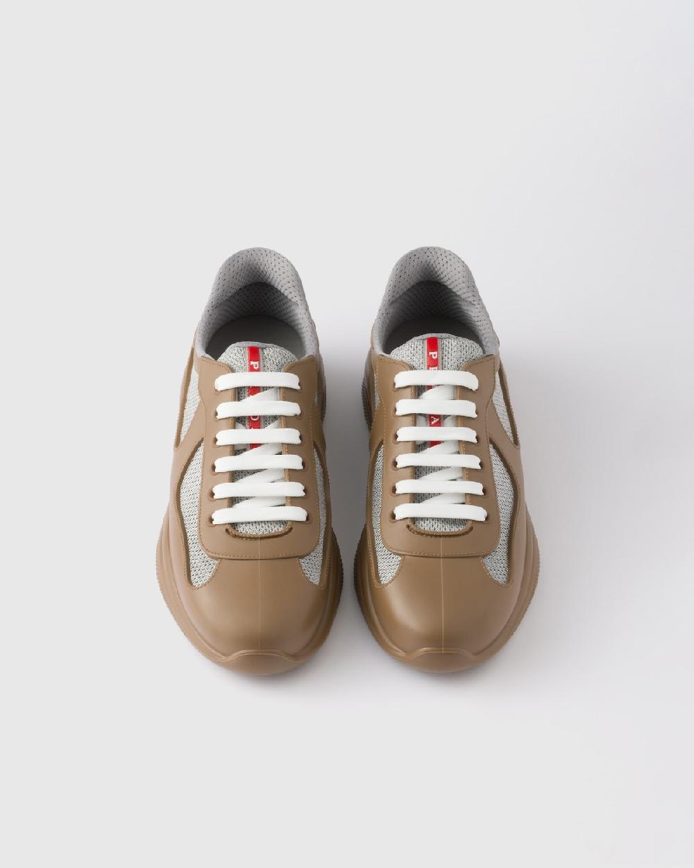 Prada Zapatillas De Goma Y Tejido Técnico Prada America's Cup