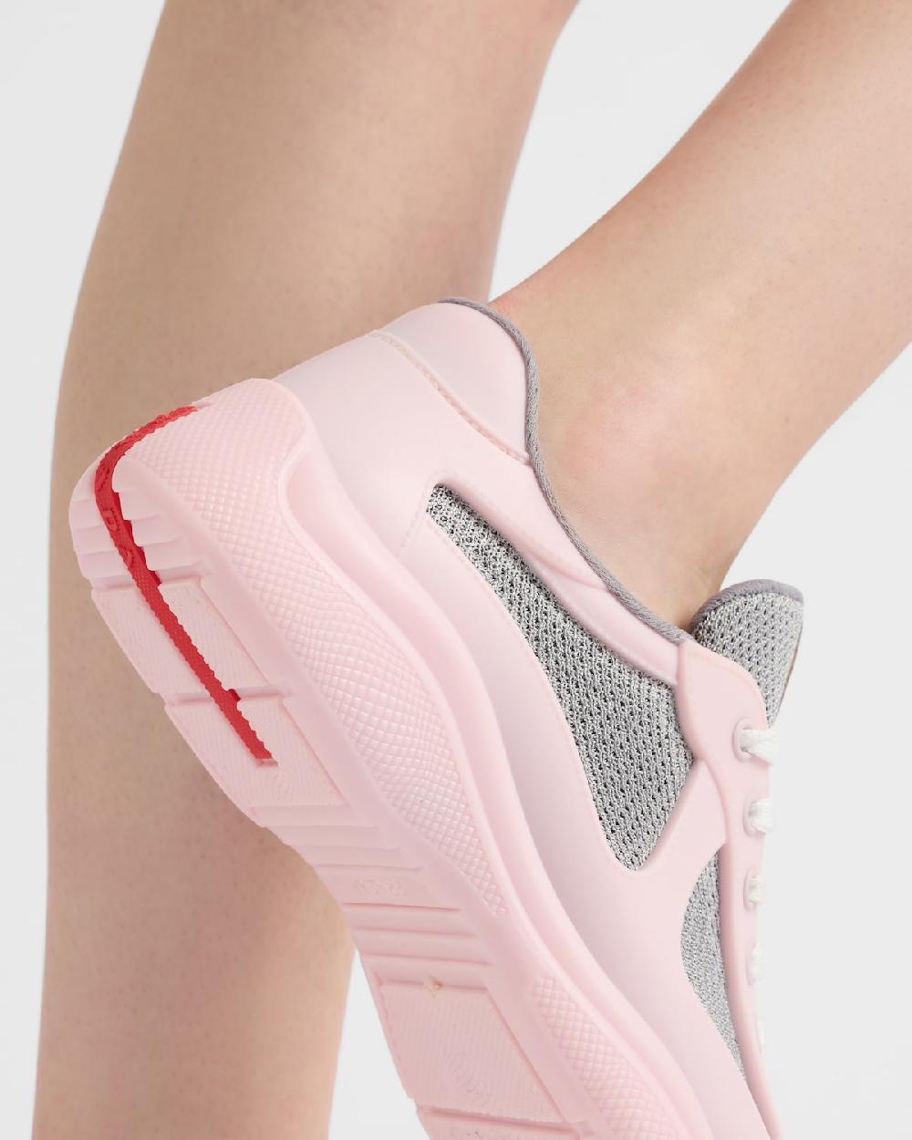 Prada Zapatillas De Goma Y Tejido Técnico Prada America's Cup