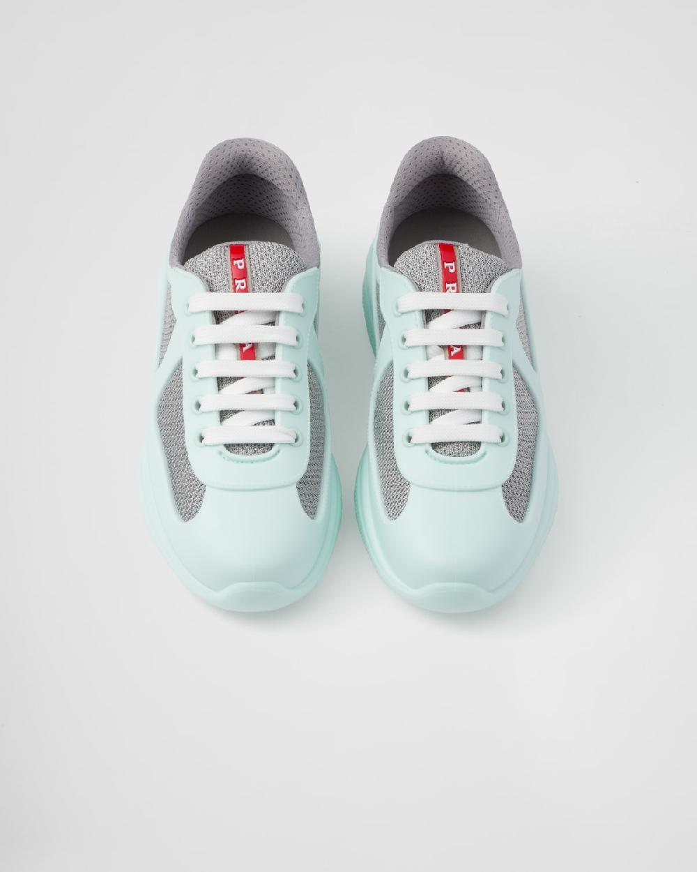 Prada Zapatillas De Goma Y Tejido Técnico Prada America's Cup