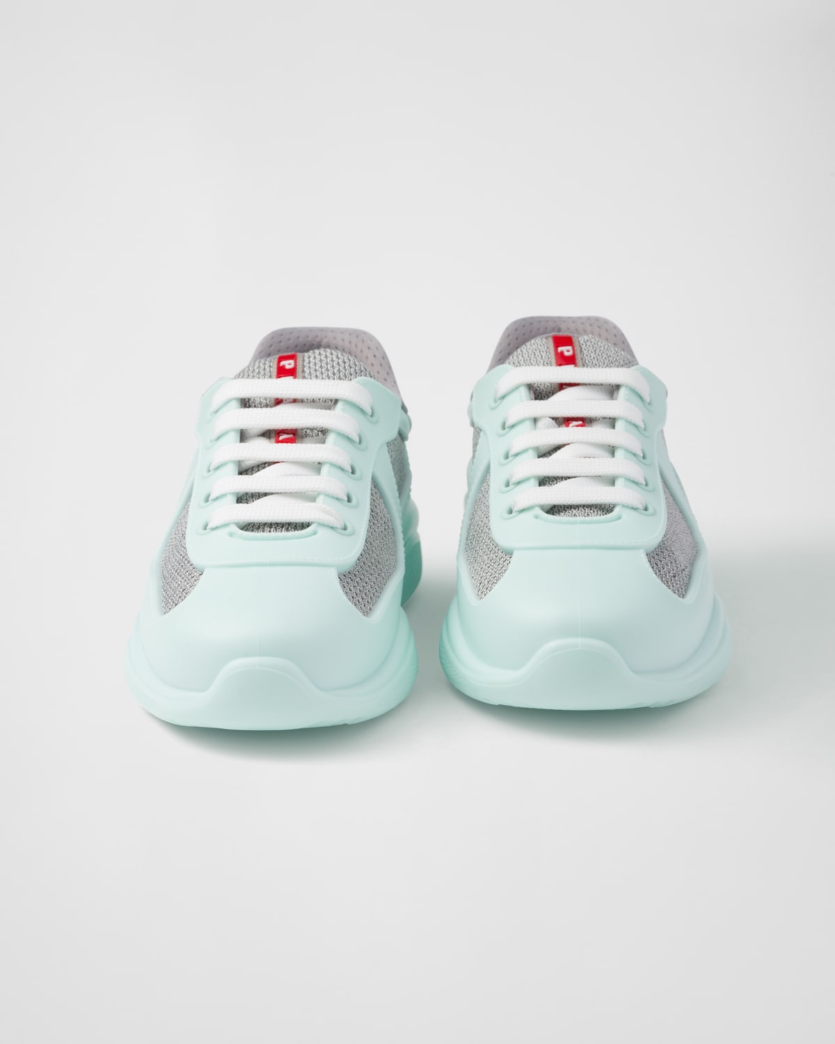 Prada Zapatillas De Goma Y Tejido Técnico Prada America's Cup