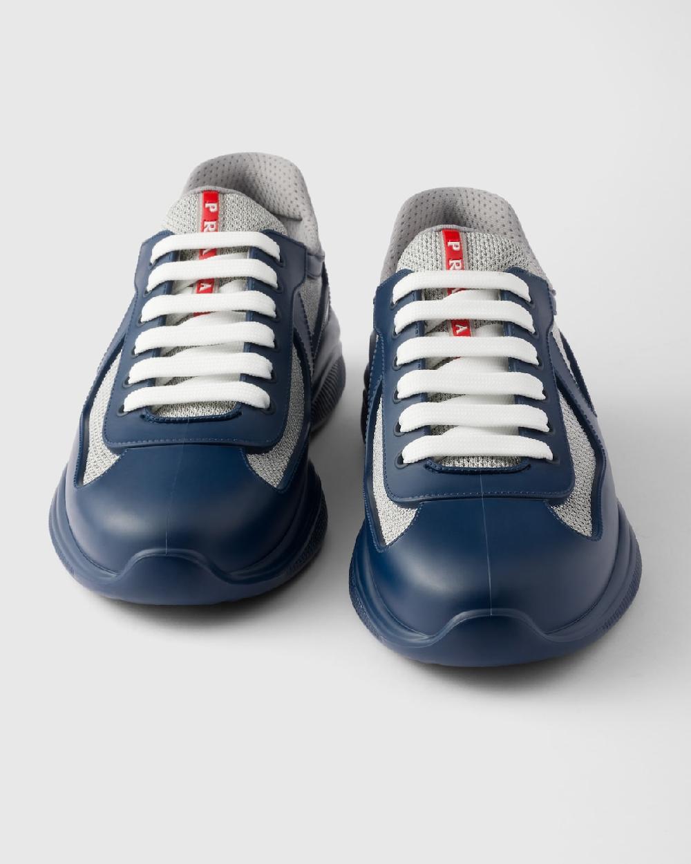 Prada Zapatillas De Goma Y Tejido Técnico Prada America's Cup