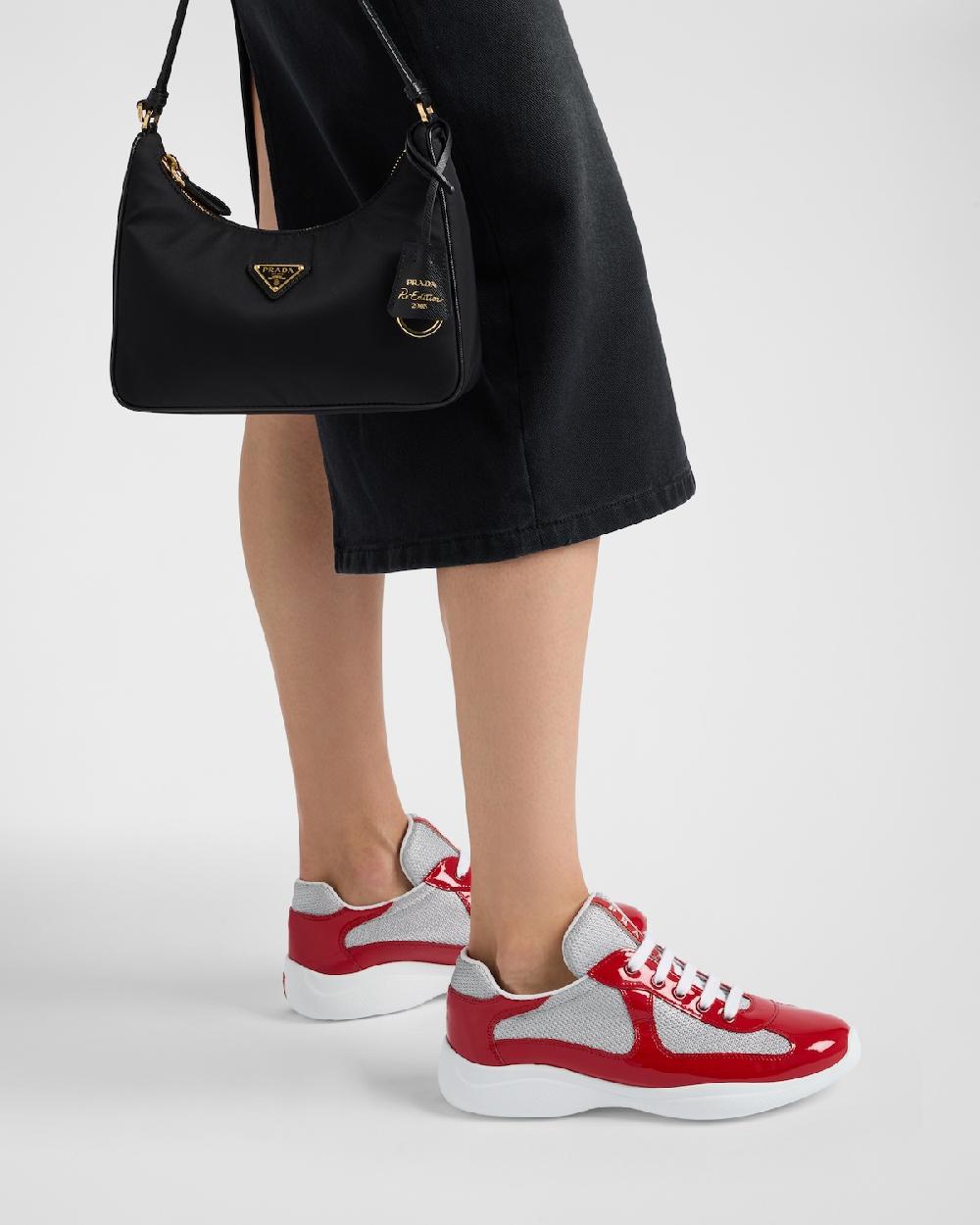 Prada Zapatillas De Tejido Biker Prada America's Cup