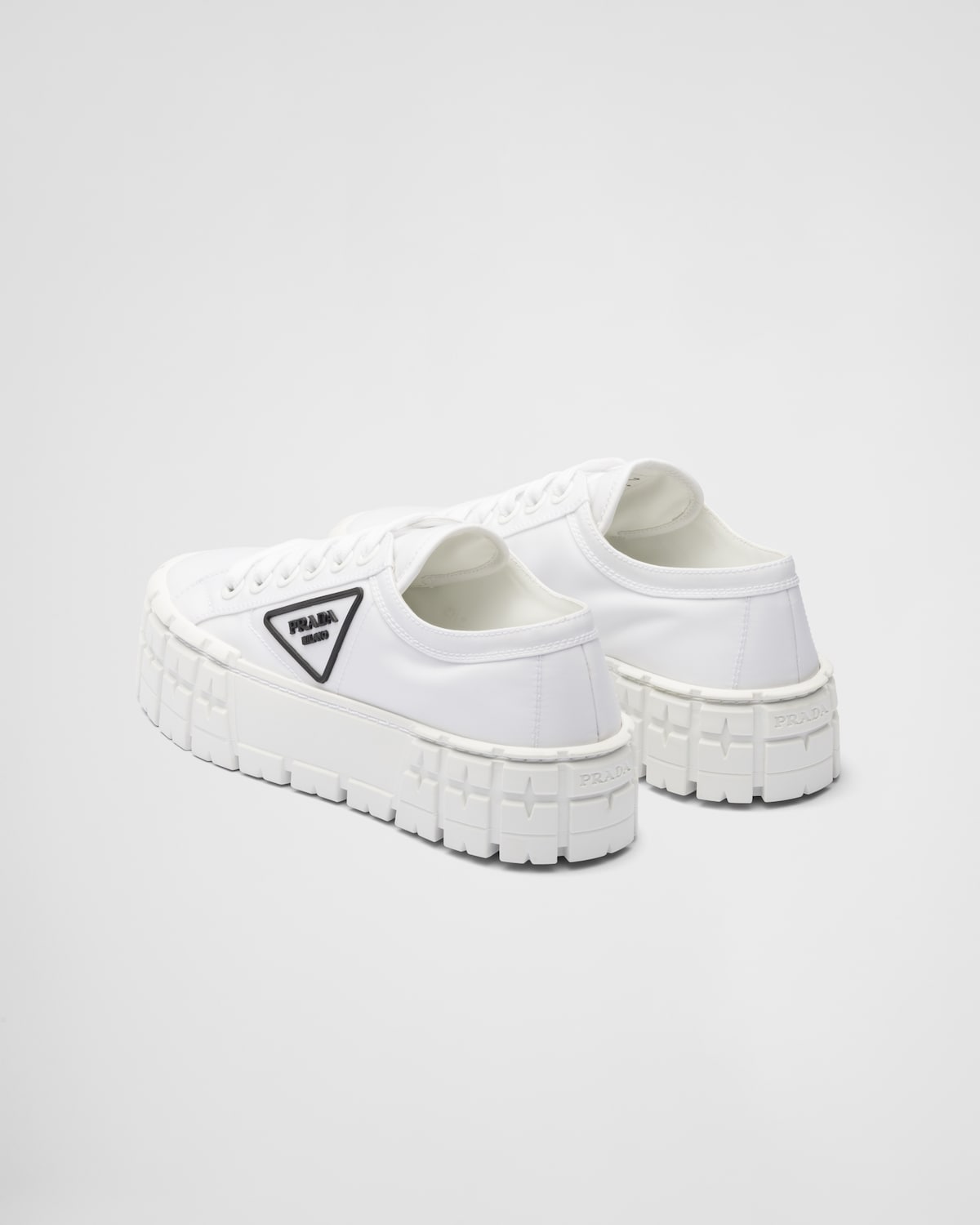 Prada Zapatillas En Gabardina Double Wheel De Re-Nylon