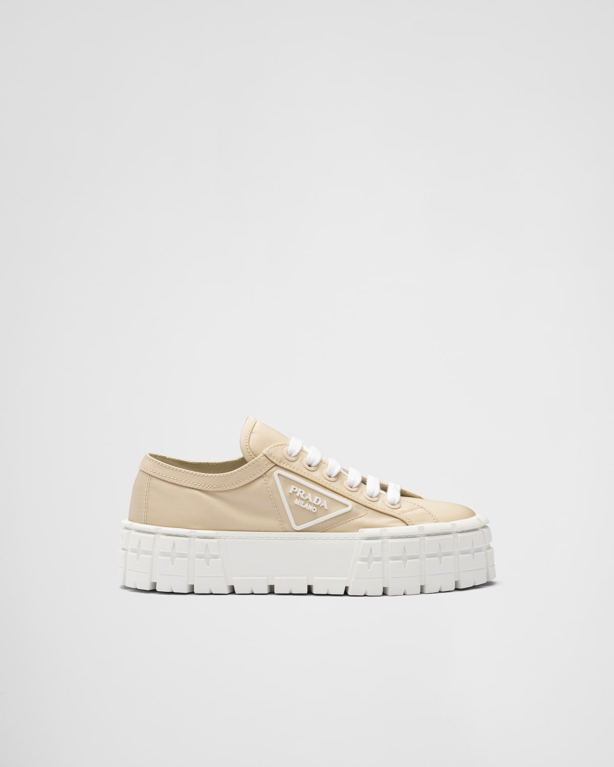 Prada Zapatillas en gabardina Double Wheel de Re-Nylon