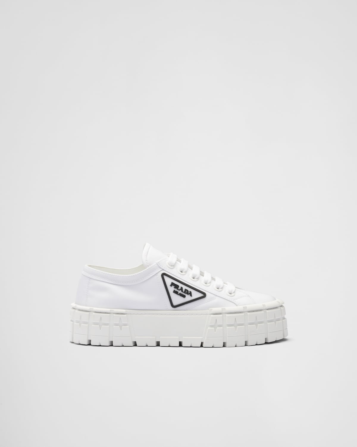 Prada Zapatillas en gabardina Double Wheel de Re-Nylon