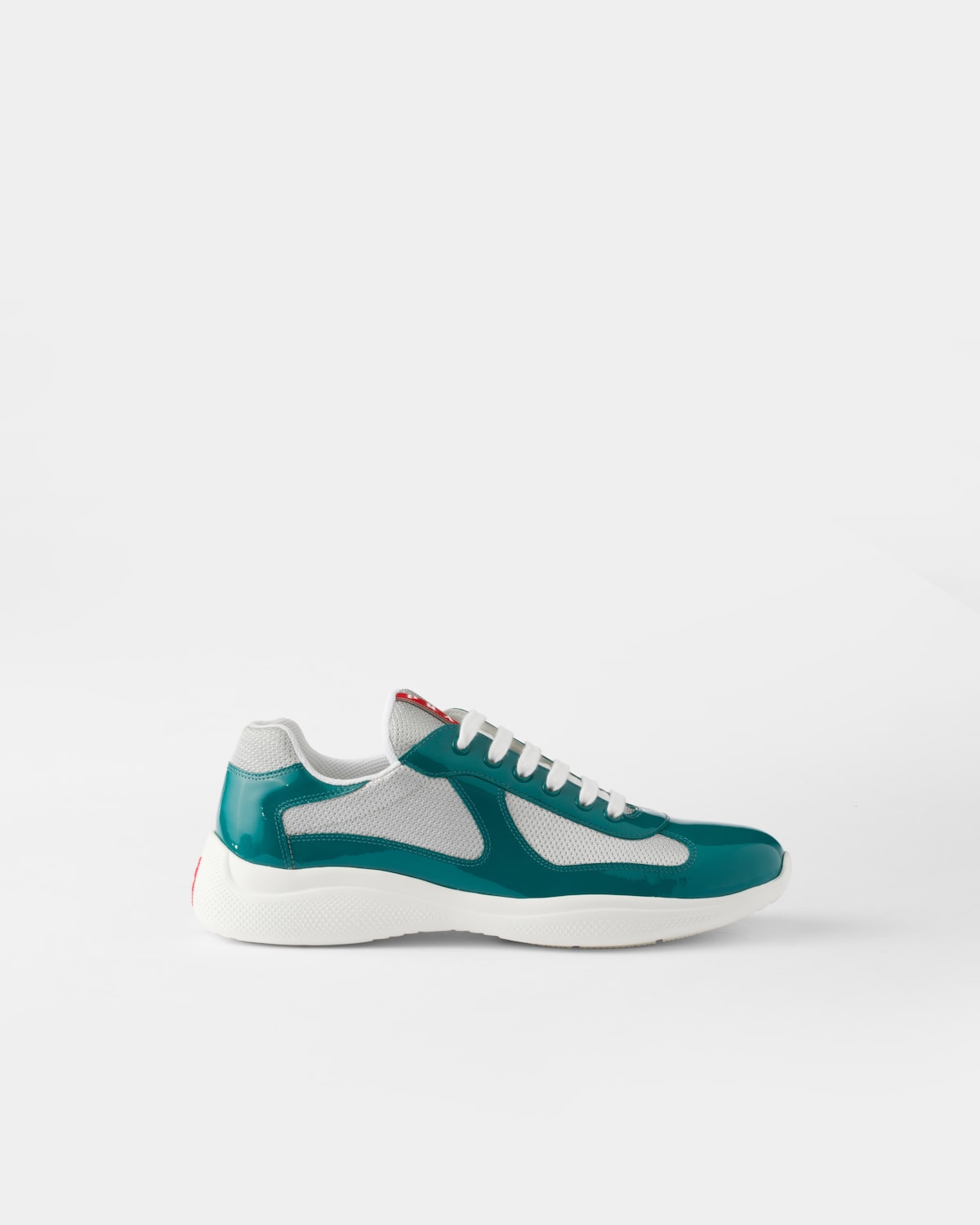 Prada Zapatillas Prada America's Cup de charol y tejido técnico